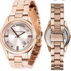 Michael Kors rose gold watch